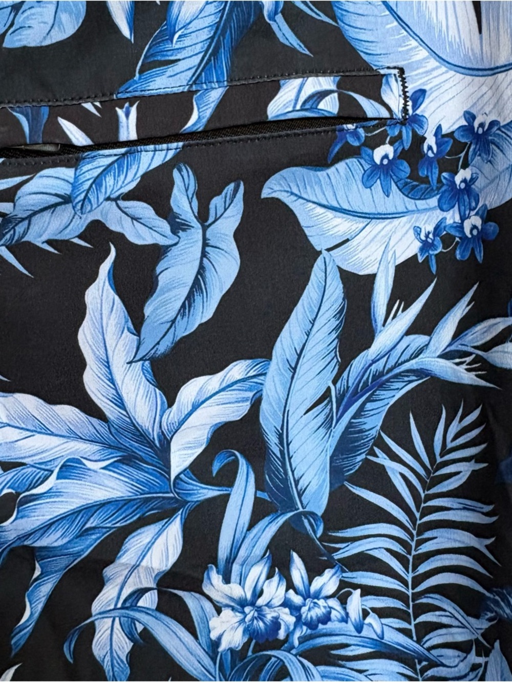 Tommy Bahama Blue Tropical Floral Swim Trunks Board‎ Shorts Men’s XL - Picture 6 of 7